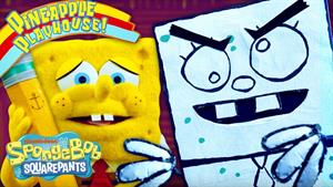 کارتون باب اسفنجی - DoodleBob زنده می شود! ✏️