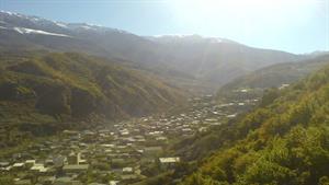 منظره بهاری از روستای زیارت گرگان