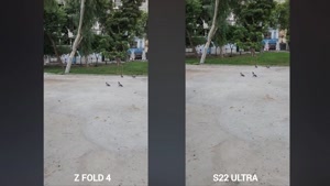 تست دوربین و زوم گلکسی Z Fold 4 در مقابل Galaxy S22 Ultra