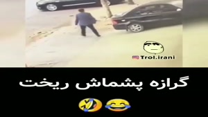 کلیپ خنده دار / گرازه پشماش ریخت / طنز 