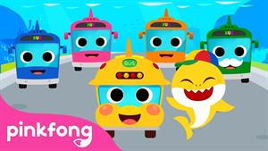 pinkfong baby shark - بیبی شارک - اتوبوس رنگ کوسه