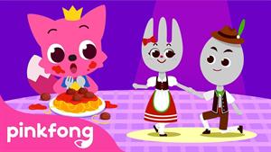 pinkfong baby shark - بیبی شارک - رقص قاشق و چنگال