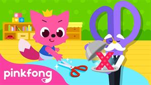 pinkfong baby shark - بیبی شارک - قیچی