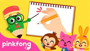 pinkfong baby shark - بیبی شارک - مدادگرفتن در دست