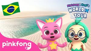 pinkfong baby shark - بیبی شارک - بازدید از برزیل