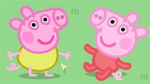 کارتون پپاپیگ - Baby Peppa با کودک الکساندر ملاقات می کند.