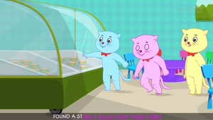 انیمیشن چوچو - سه بچه گربه برای خوردن بیرون رفتند