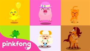 pinkfong baby shark - بیبی شارک - آهنگ رنگ حیوانات مزرعه