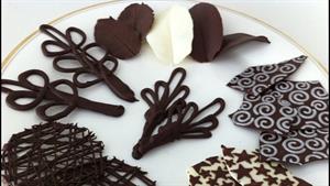 طرز تهیه شکلات تزئین شده