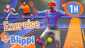 کارتون بلیپی - بازی Blippi در ترامپولین! 