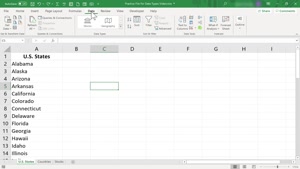 با استفاده از ابزار Excel Data Types