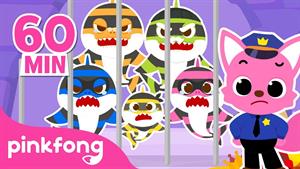 pinkfong baby shark - بیبی شارک - خانواده کوسه دزد