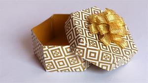 آموزش DIY Gift Box | جعبه کادو کاغذی | کاردستی کاغذی آسان