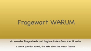 کلمه سوال چرا | W-سوالات | یادگیری گرامر آلمانی 