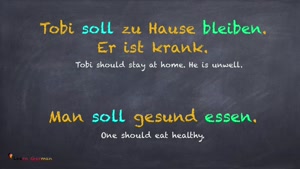 یادگیری آلمانی | گرامر آلمانی | سولن | افعال معین