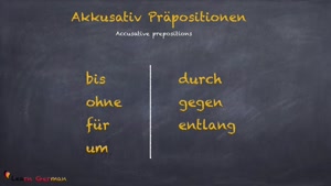 یادگیری آلمانی | گرامر آلمانی | حروف اضافه اتهامی 