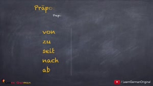 یادگیری آلمانی | گرامر آلمانی | حروف اضافه داتیو