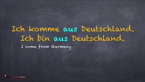 یادگیری آلمانی | گرامر آلمانی | شما اهل کجا هستید؟