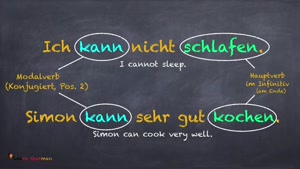 یادگیری آلمانی | گرامر آلمانی | می تواند | افعال معین