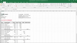 HUNGARY BUDAPEST BANK  SZOLNOKI FIÓK BANK STATEMENT EASY TO 