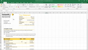 AUSTRALIA COMMONWEALTH BANK STATEMENT TEMPLATE