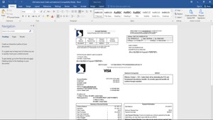 USA SUTTON BANK CREDIT CARD STATEMENT TEMPLATE IN WORD AND P