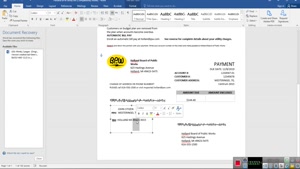 NETHERLANDS BPW UTILITY BILL TEMPLATE IN WORD AND PDF FORMAT