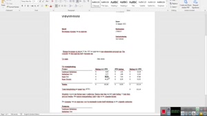 NETHERLANDS NUON GAS UTILITY BILL TEMPLATE IN WORD AND PDF F