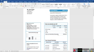 NEW ZEALAND TRUSTPOWER UTILITY BILL TEMPLATE IN WORD AND PDF