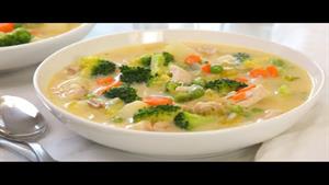طرز تهیه سوپ شیر با سبزیجات