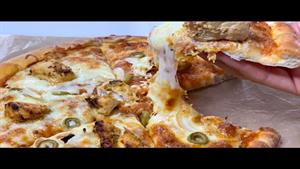 Chicken Pizza Recipe طرز تهیه پیتزای مرغ