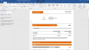SPAIN ING DIRECT BANK STATEMENT TEMPLATE 