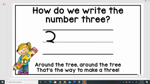 How to write number 3