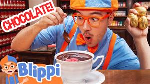 کارتون بلیپی - Blippi در کارخانه شکلات سازی 