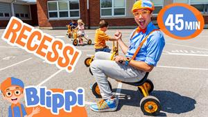 کارتون بلیپی - تعطیلات Blippi در زمین بازی مدرسه!