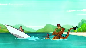کارتون بن تن - " بزرگترین دریاچه"