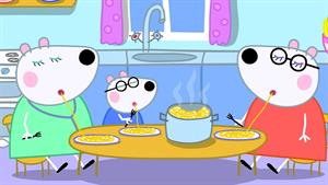 انیمیشن پپاپیگ / ساخت اسپاگتی با مومیایی های پنی