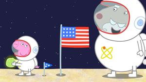 انیمیشن پپاپیگ / روی ماه / فضانوردی