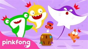 pinkfong baby shark - بیبی شارک - به نوبت یکی یکی