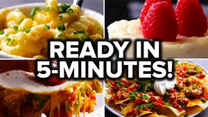 7 دستور غذا که می توانید در 5 دقیقه درست کنید
