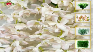 تولید آویز اقاقیا مدل 5 شاخه رنگ بندی گلبهی پخش از فروشگاه م