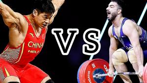 مسابقه وزنه برداری مصطفی جوادی در مقابل چین - 2023