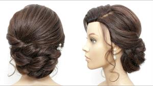آموزش شینیون موی عروس برای موهای بلند