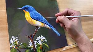 آموزش نقاشی - چگونه پرنده را نقاشی کنیم ؟