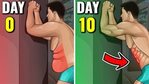 10 روز تمرین دیوار ایستاده برای از بین بردن چربی شکم 