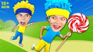 آموزشهای کودکانه - کودک آب نبات چوبی را از دست داد