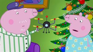 کارتون پپا پینگ - خوک پپا به پدربزرگ هدیه کریسمس می دهد