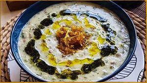 طرز تهیه آش ماست اصیل خوشمزه و مجلسی