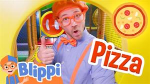 کارتون بلیپی - مهمانی پیتزا Blippi در زمین بازی سرپوشیده!
