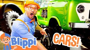 کارتون بلیپی - Blippi یک ماشین را در زندگی واقعی رنگ می کند